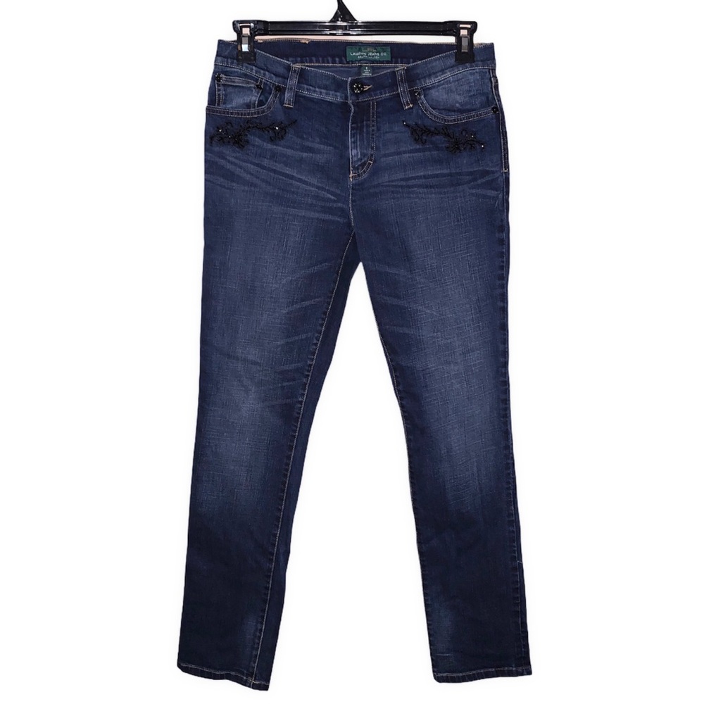 Lauren Ralph Lauren Jeans Woman’s Size 8 Blue 30x30 Straight Casual Modern